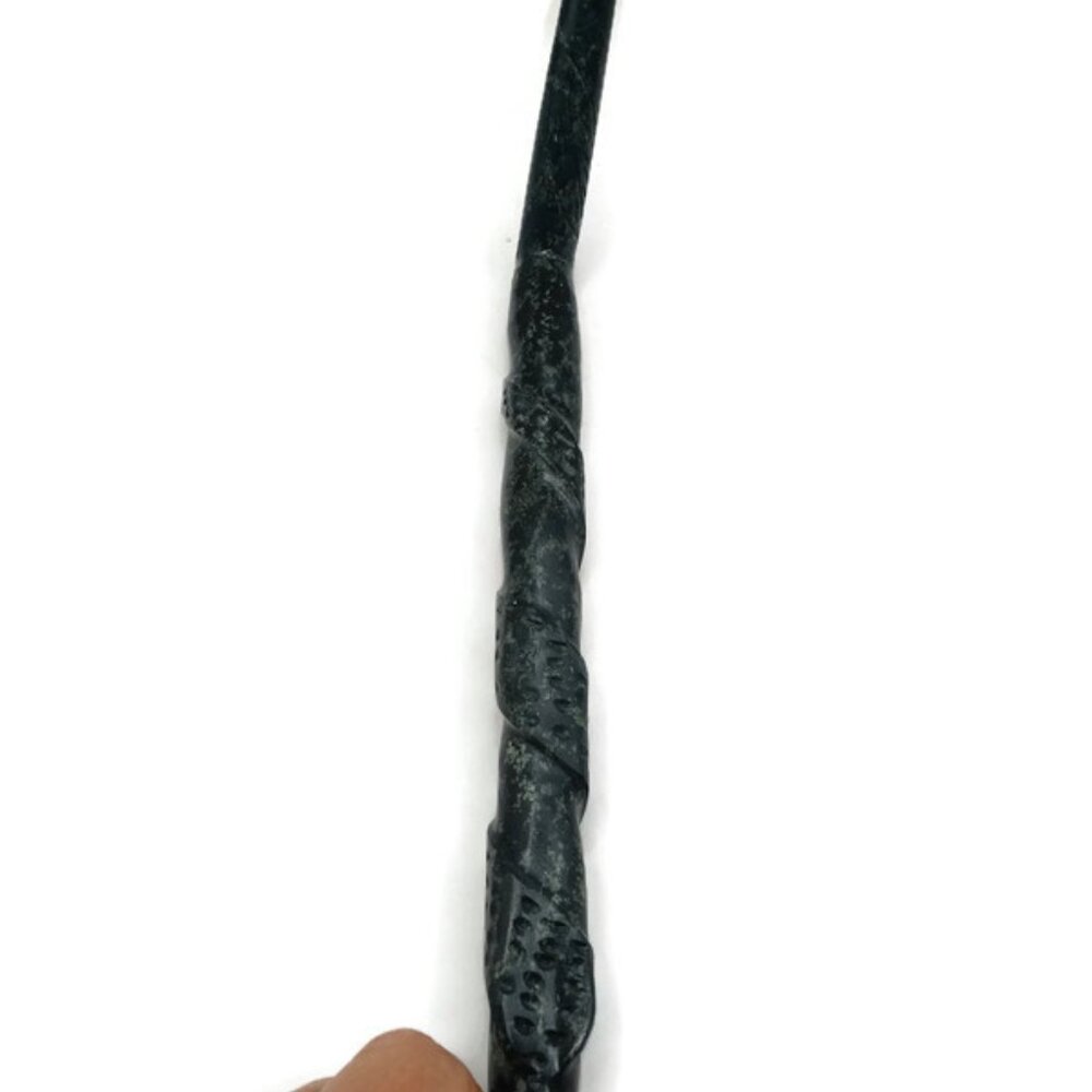 Peruvian Tepi Carved Stone Snake Design Andean Worldview Symbolism